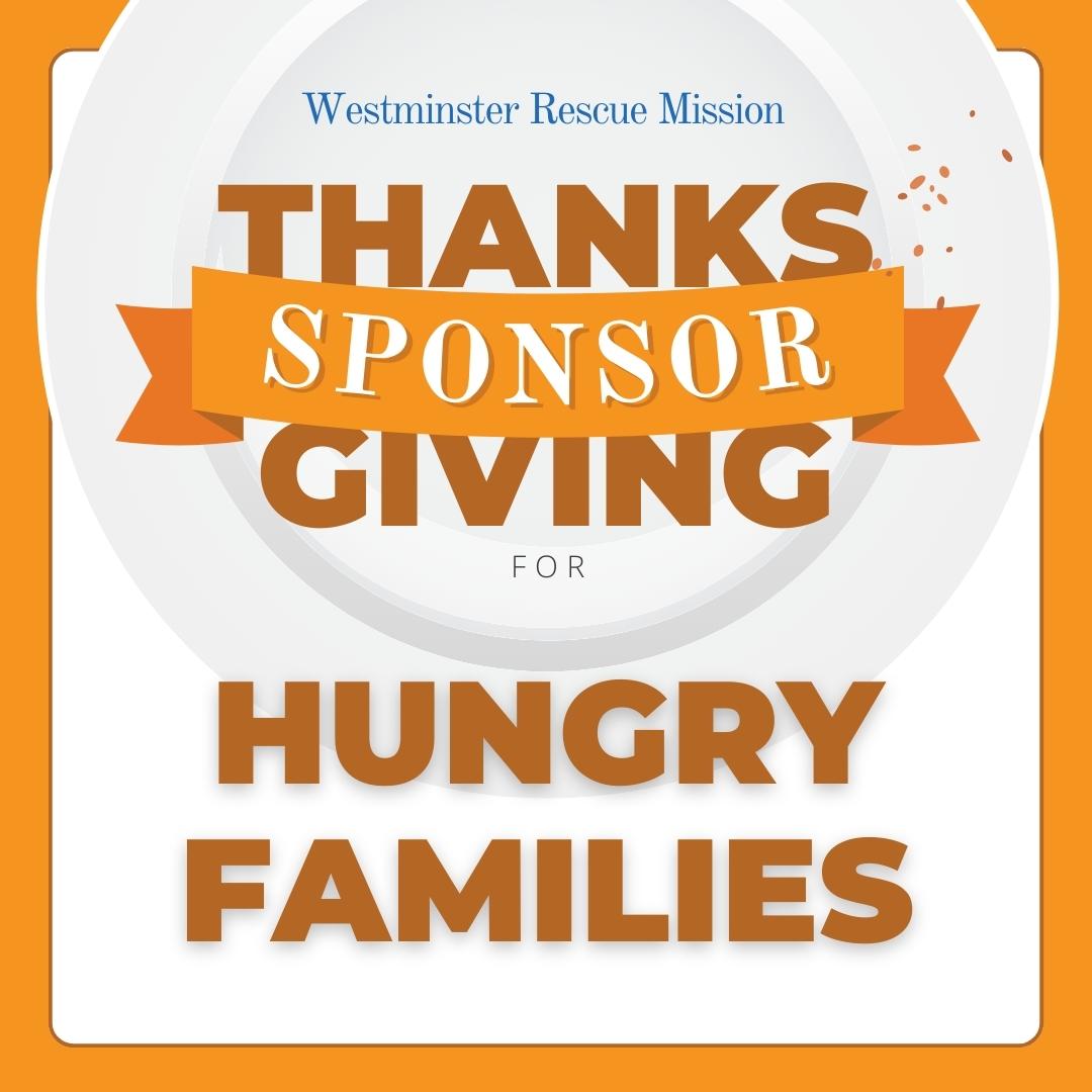 WRM - Sponsor Thanksgiving for Hungry Families - Westminster, MD Carroll County